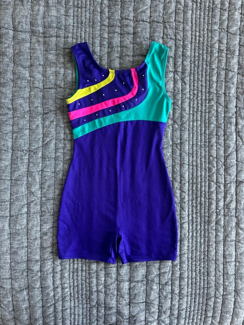 Danskin Biketard Unitard gymnastics 7/8